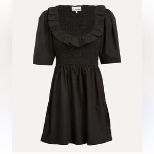 Ganni black dress